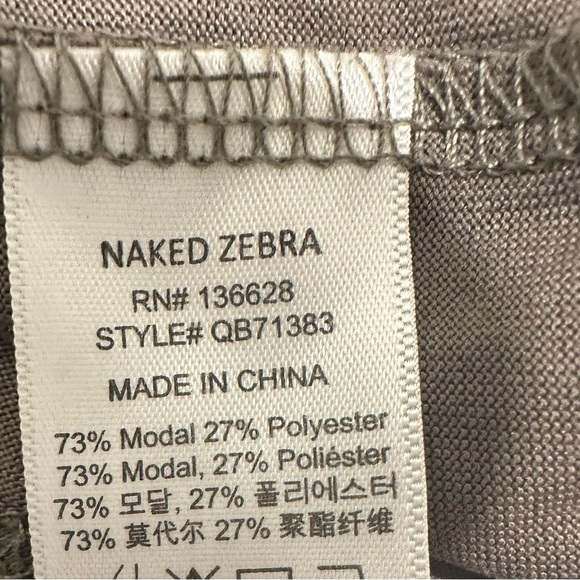 Naked zebra shirt - Picture 4 of 4